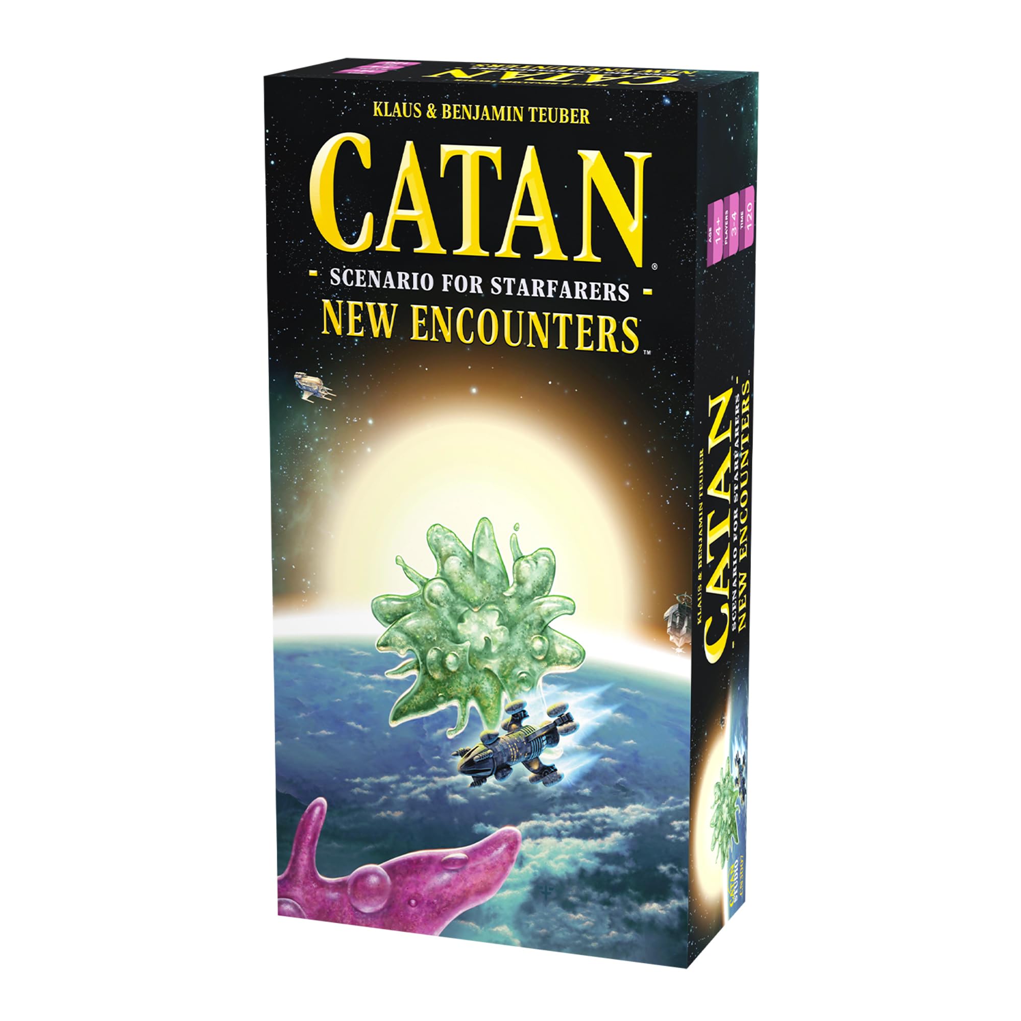 CATAN Starfarers New Encounters Scenario Expansion - Build Your Legacy in Space! Strategy Game for Kids and Adults, Ages 14+, 3-4 Players, 120-150 Minute Playtime, Made by CATAN Studio