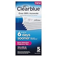 Clearblue Early Detection Pregnancy Test, 5 Ct