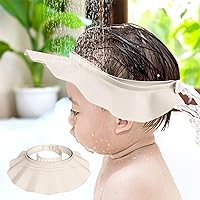 Baby Shower Cap Hat Safe Shampoo Shower Bathing Protection Soft Adjustable Bath Head Cap Visor for Washing Hair Head Eye Ear Shampoo Caps for Toddler,Baby, Kids,Children,Makes the Baby Bath More Fun