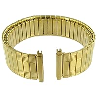 18-22mm Speidel Stainless Gold Tone Metal Watch Band X-Long 5454