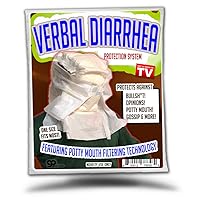 Gears Out Verbal Diarrhea Protection System - Diaper Gag Gift for Teens and Adults, Potty Mouth Filtering Technology, OSFM