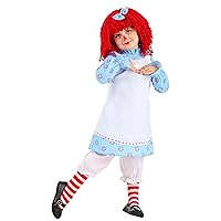 Classic Raggedy Ann Costume Toddler Girl's Outfit