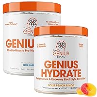 Genius Performance Bundle: Hydrate Electrolyte Mix & Nootropic Pre Workout Powder
