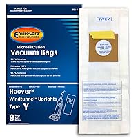 EnviroCare Replacement Micro Filtration Vacuum Cleaner Dust Bags Designed to fit Hoover Windtunnel Upright Type Y 9 pack