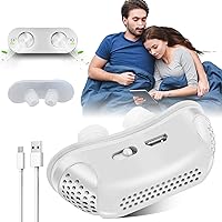 Anti Snoring Devices, Snoring Solution, Effective Snoring Prevention, Adjustable & Breathable, Snoring Solution for Men and Women, Suitable for All Nose Shapes. White - 11