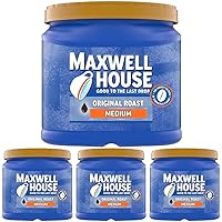 Maxwell House The Original Roast Medium Roast Ground Coffee (30.6 oz Canister) (Pack of 4)