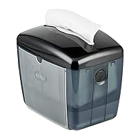 Countertop Interfold Napkin Dispenser for Restaurants/Office/FoodService, Tabletop V-fold, Pearl Black 4300B-EZ