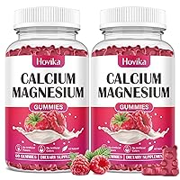 Calcium Magnesium Zinc Gummies-Calcium Magnesium 2:1 Ratio with Vitamin D3, K2, B6, B12 for Bone Strength, Muscle Function & Nerve Health, Extra Absorption Formula, Vegan, Raspberry Flavor 120 Gummies