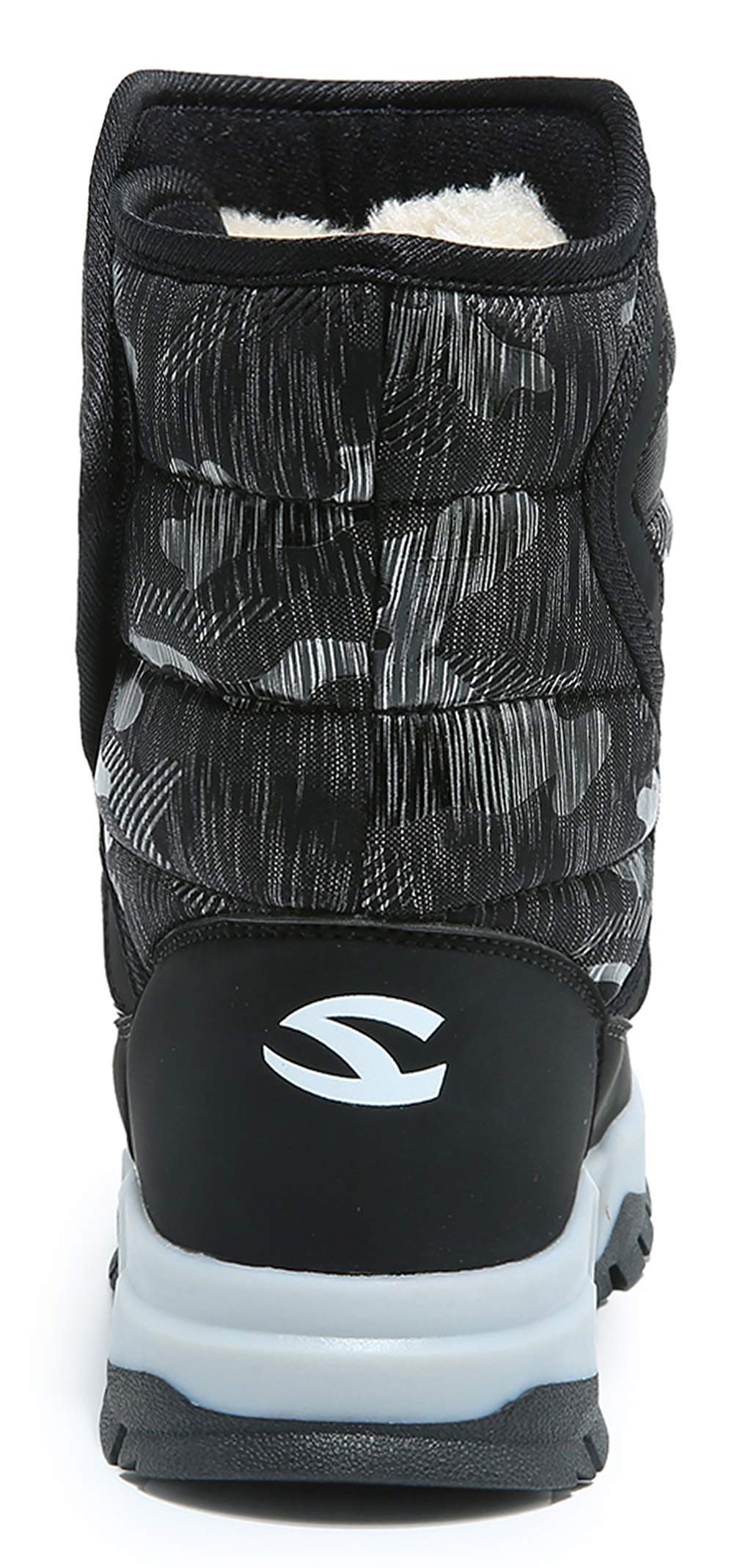 GUBARUN Boys Snow Boots Winter Waterproof Slip Resistant Cold Weather Shoes (Toddler/Little Kid/Big Kid)