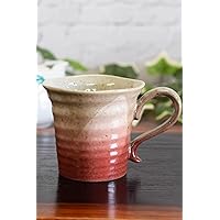 Mug, Stylish Tableware, Kutani Ware Mug, Glazed, Red, Ceramic, High Quality Brand, Made in Japan