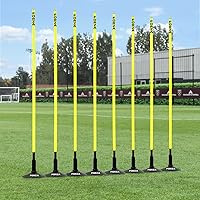 Net World Sports Forza Spring Loaded Agility Poles | Improve Endurance, Speed & Footwork - Available in Packs of 8 or 16
