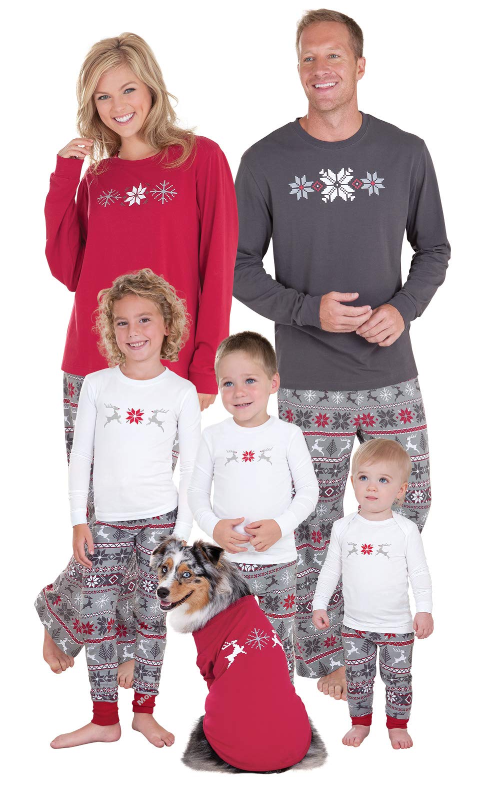 PajamaGram Christmas Pajamas For Family - Family Pajamas, Nordic Print
