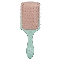 Paddle Detangler Hair Brush, Seafoam/Coral (Feel Good Ombre) - Ultra-Soft IntelliFlex Bristles with AquaVent Design – Great For Hair Treatments - Pain-Free Brush For Wet Dry Damaged Hair