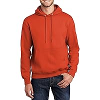 Men Fleece Pullover Hoodie - Regular-Fit Winter Casual Hooded Sweatshirt Front Pouch Pocket Sweatshirts for Men's
