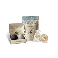 Clarity Eucalyptus Shower Steamers Aromatherapy Bundle, 15 Shower Tablets with Shower Steamer Tray and Konjac Sponge, Shower Bombs Aromatherapy Set