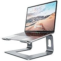 Nulaxy Laptop Stand, Detachable Ergonomic Laptop Mount Computer Stand for Desk, Aluminum Laptop Riser Notebook Stand Compatible with MacBook, Dell XPS, All 10-16