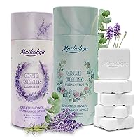 Shower Steamers Aromatherapy Birthday Gifts for Women or Men, 16-Pack Shower Bombs Gifts for Girlfriend Mom, Organic with Lavender and Eucalyptus Oil