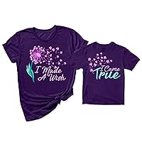 Mother's Day I Made A Wish I Came True Mom and Me T-Shirt