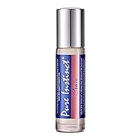 Pure Instinct CRAVE Roll-On The Original Pheromone Infused Essential Oil Perfume Cologne – For Her - TSA Ready 0.34 fl oz