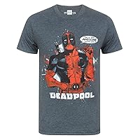 Deadpool Marvel T-Shirt Men Short Sleeve Character Costume Top