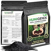 Humic Acid for Plants - Organic Soil Conditioner Fertilizer for Garden, Lawn and Vegetable Crops. (40K sqft Per Bag)