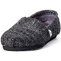 TOMS Women's Seasonal Classics Black Glitter Wool Loafer 5 B (M)