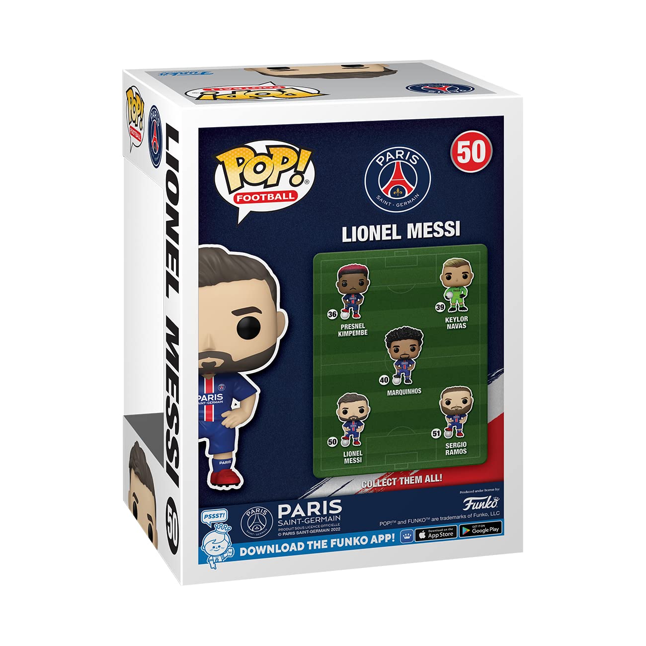 Funko Pop! Football: Paris Saint-Germain - Lionel Messi