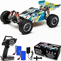 1:14 Fast RC Cars for Adults, Max 60KM/H Hobby Electric RC Trucks Hobby Remote Control Car 4X4 All Terrain Off-Road Racing Buggy Two Batterie Waterproof Truck Boy Girl Adults Toy Cars for Gift