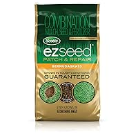 Scotts EZ Seed Patch and Repair Bermudagrass, 10 lb. - Combination Mulch, Seed, and Fertilizer - Tackifier Reduces Seed Wash-Away - Even Grows in Scorching Heat - Covers up to 225 sq. ft.