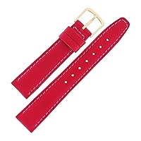 Hadley Roma LS707 16mm Ladies Regular Pink Genuine Leather Watch Strap Pointed