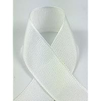 Schiff Ribbons 705-1.5 3/8-Inch Grosgrain Rayon and Cotton Ribbon, 50-Yard, White