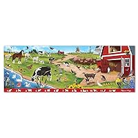 Melissa & Doug Search and Find Sunny Hill Farm Jumbo Jigsaw Floor Puzzle (48 pcs, over 4 feet long)