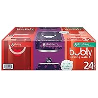 Bubly Berry Sparkling Water Variety Pack (12 fl. oz, 24 pk.)