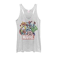Marvel Women's Universe Heroes of Today Tri-Blend Racerback Layering Tank