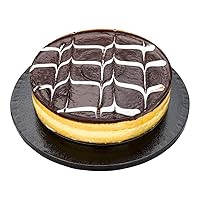 Restaurantware Pastry Tek 10 Inch Cake Board 1 Durable Cake Drum - Round Covered Edges Black Paper Cake Base Disposable For Birthdays Weddings Or Parties