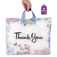 Purple Q Crafts Thank You Bags for Business 50 Pack 15