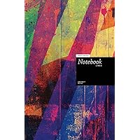 Abstract Design Notebook For Kids, Girls, Women, Modern, size 5.5 x 8.5 inches, 120 lined pages: This colourful, abstract design Notebook is a great gift idea for kids, girls, men and women.