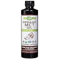 Nature's Way Nature's Way Organic Mct Oil from Coconut, Non-GMO, Gluten-Free, 14 G Mcts Per Serving, 16 Ounce (Pack of 1)