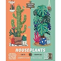 Ridley's Games: Houseplants, Two 70-Piece Jigsaw Duel Puzzles | Race Against Your Friends to Complete Your Puzzle First | One Final Double-Sided Piece | Speed Puzzling