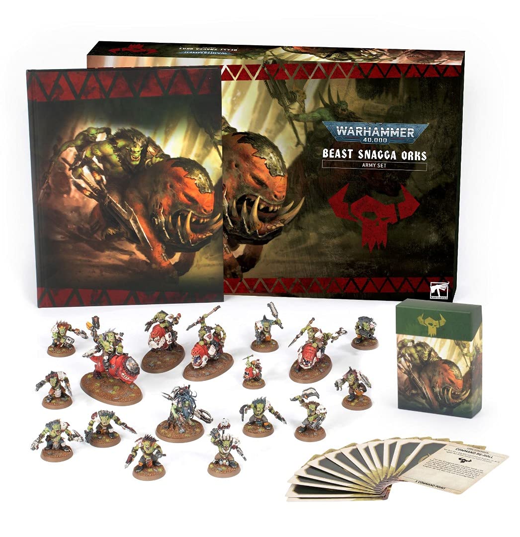 Games Workshop Warhammer 40,000: Beast Snagga Orks Army Set