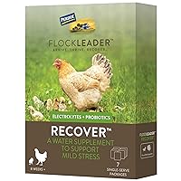 Recover, Mild Stress Probiotic Water Supplement for Chickens with Electrolytes, One Week Supply, 1.23 oz, 7 ct Packets