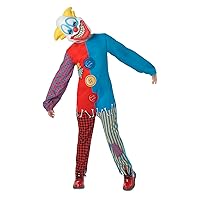Scary Clown Kids Costume Halloween Fancy Dress Medium
