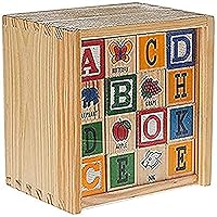 Schylling ABC Wooden Alphabet Blocks Toy