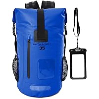 Premium 35L & 55L Waterproof Dry Bag Backpack, Sack with Phone Dry Bag, Perfect for Boating/Kayaking/Hiking/Canoeing/Fishing/Rafting/Swimming/Camping