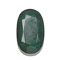 GEMHUB Natural Green Emerald Loose Stone 322.00 Ct. Certified Green Emerald Oval Cut Green Emerald Loose Gemstone EV-432