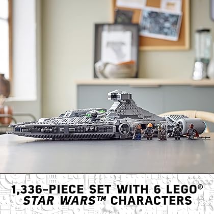LEGO Star Wars: The Mandalorian Imperial Light Cruiser 75315 Awesome Toy Building Kit for Kids, Featuring 5 Minifigures; New 2021 (1,336 Pieces)