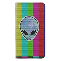 RW3437 Alien No Signal PU Leather Flip Case Cover for Google Pixel 6