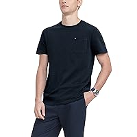 Tommy Hilfiger Men's Essential Short Sleeve Cotton Crewneck Pocket T-Shirt