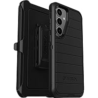 Samsung Galaxy S24+ Plus Defender Series Pro Case - Black, Rugged & Durable, with Port Protection, Includes Holster Clip Kickstand