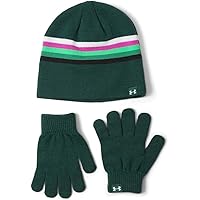 Under Armour Boy`s Beanie And Glove Combo 2 Piece Set